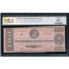 1862 $2 T-54 Confederate PCGS 63