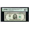 1963A $5 STAR New York FRN PMG 67EPQ