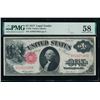 Image 1 : 1917 $1 Legal Tender Note PMG 58