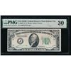 1934B $10 STAR Kansas City FRN PMG 30