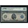 1914 $5 Cleveland FRN PMG 35EPQ