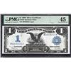 1899 $1 Black Eagle Silver Certificate PMG 45