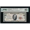 1929 $10 Easthampton MA National PMG 63EPQ