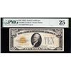 1928 $10 Gold Certificate PMG 25