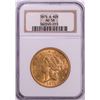 Image 1 : 1875-S $20 Liberty Head Double Eagle Gold Coin NGC AU58