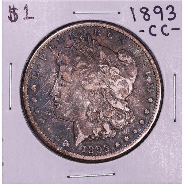 1893-CC $1 Morgan Silver Dollar Coin