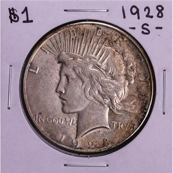 1928-S $1 Peace Silver Dollar Coin