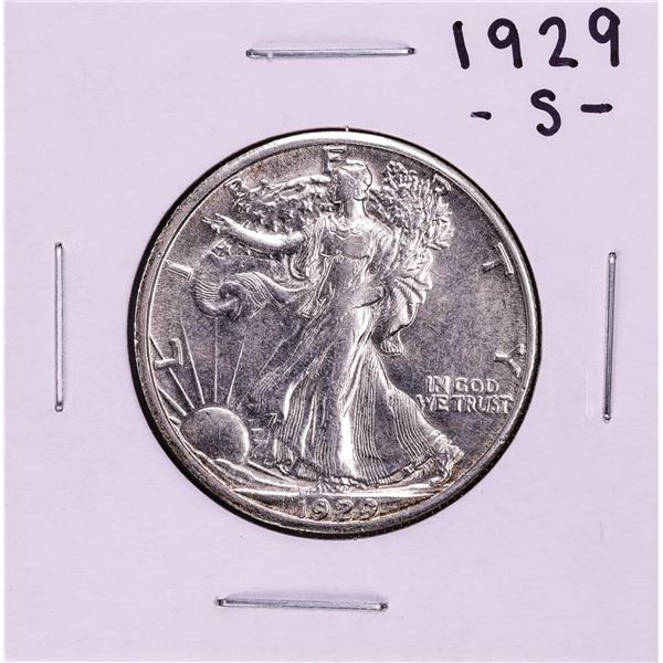 1929-S Walking Liberty Half Dollar Coin