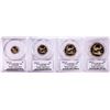 Image 2 : 2002-W Proof American Gold Eagle (4) Coin Set PCGS PR70DCAM Michael Reagan Signature