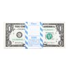 Image 1 : Pack of (100) Consecutive 2017 $1 Federal Reserve STAR Notes Chicago