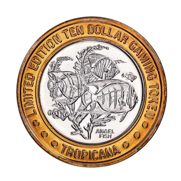 .999 Fine Silver Tropicana Las Vegas, Nevada $10 Limited Edition Gaming Token