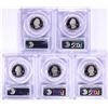 Image 2 : 2013-S Silver Proof National Parks Quarter (5) Coin Set PCGS PR69DCAM First Strike