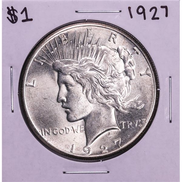 1927 $1 Peace Silver Dollar Coin