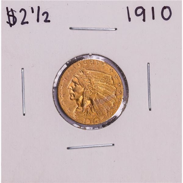 1910 $2 1/2 Indian Head Quarter Eagle Gold Coin