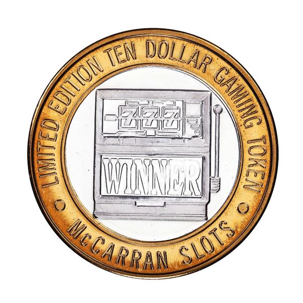 .999 Silver McCarran International Airport Las Vegas, NV $10 Limited Gaming Token