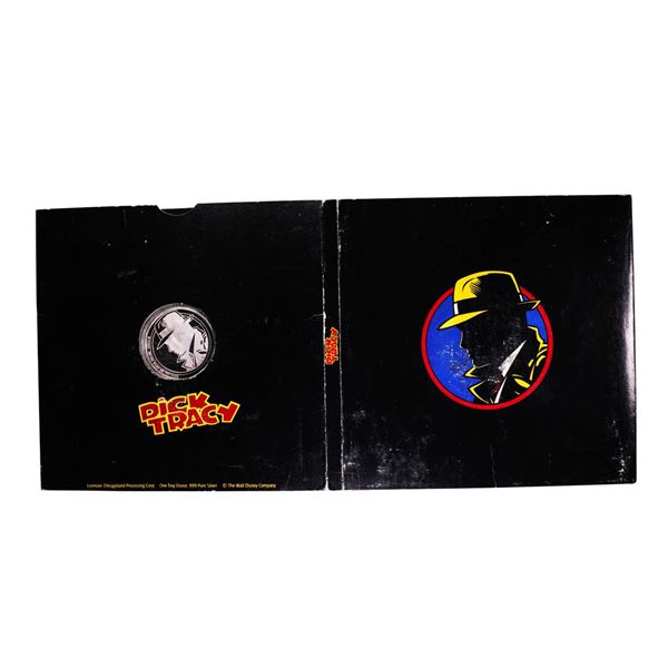 Dick Tracy One Troy Ounce Silver Round