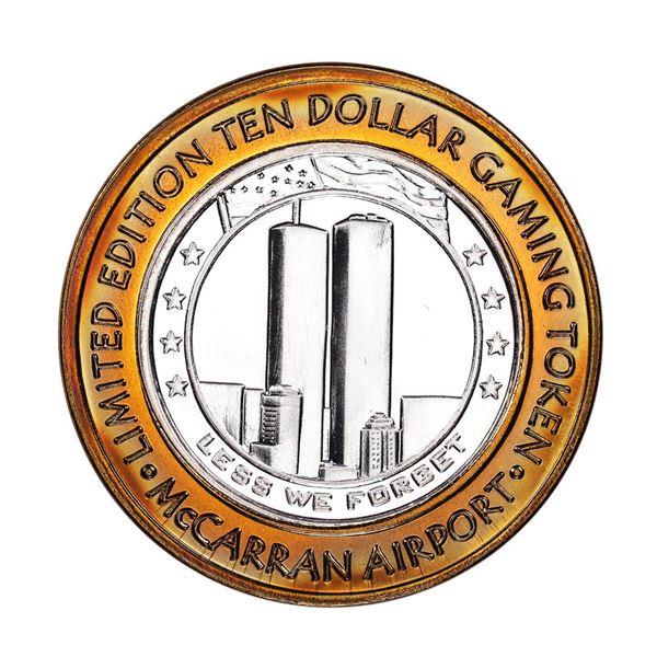 .999 Silver McCarran International Airport Las Vegas, NV $10 Limited Casino Token