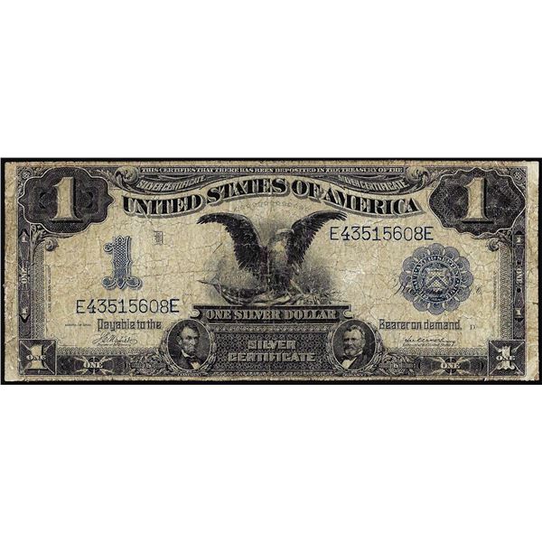 1899 $1 Black Eagle Silver Certificate Note