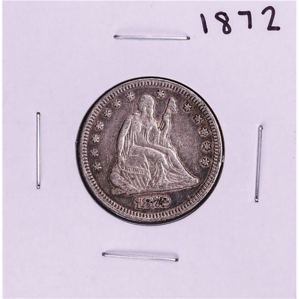 1872 Seated Liberty Quarter Coin