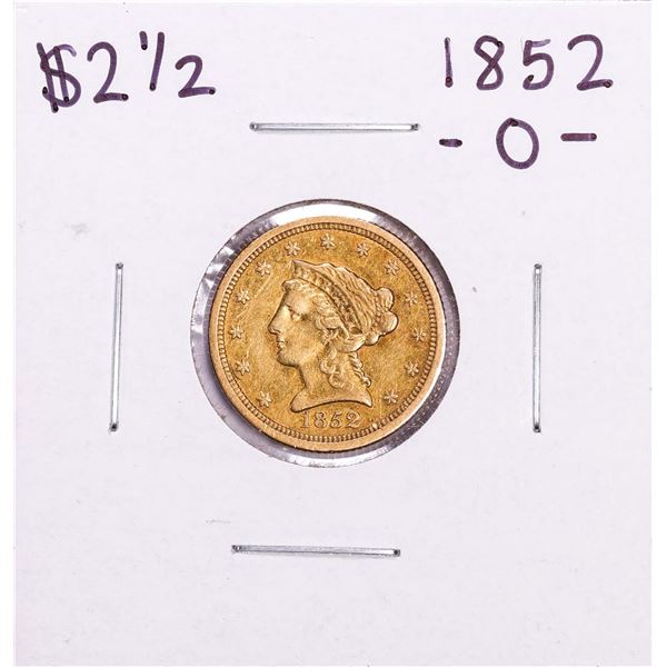 1852-O $2 1/2 Liberty Head Quarter Eagle Gold Coin