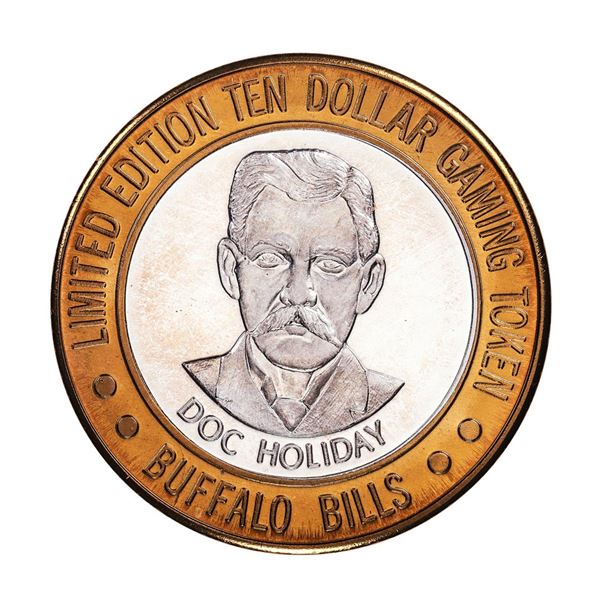 .999 Silver Buffalo Bills Resort & Casino Jean, NV $10 Limited Edition Gaming Token