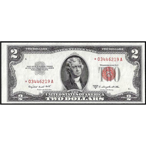 1953B $2 Legal Tender Star Note