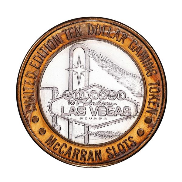 .999 Silver McCarran International Airport Las Vegas, NV $10 Limited Gaming Token