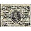 Image 1 : March 3, 1863 Third Issue Five Cents Fractional Currency Note
