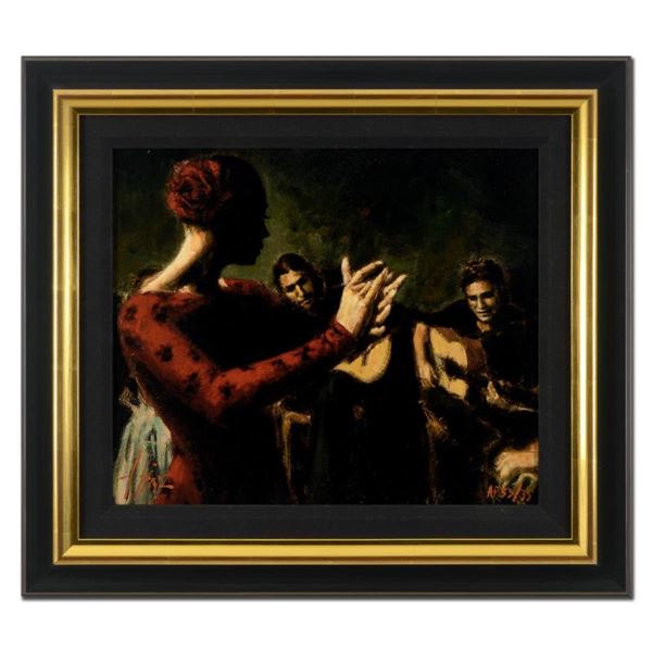 Fabian Perez "Study Tablado Flamenco V" Limited Edition Giclee On Board