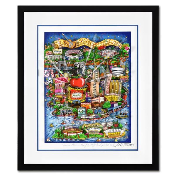 Charles Fazzino "There'S Music Ny" Limited Edition Serigraph On Paper