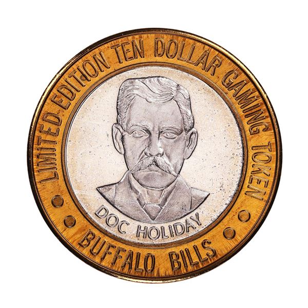 .999 Silver Buffalo Bills Resort & Casino Jean, NV $10 Limited Edition Gaming Token