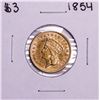 Image 1 : 1854 $3 Indian Princess Head Gold Coin - Solder Marks