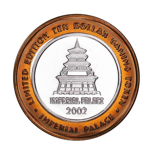 .999 Silver Imperial Palace Las Vegas, NV $10 Casino Limited Edition Gaming Token