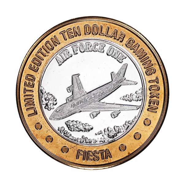 .999 Silver Fiesta Casino and Hotel $10 Casino Limited Edition Gaming Token