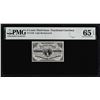 Image 1 : 1863 Third Issue Three Cents Fractional Note Fr.1226 PMG Gem Uncirculated 65EPQ