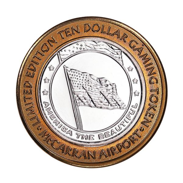 .999 Silver McCarran International Airport Las Vegas, NV $10 Limited Gaming Token