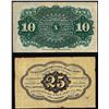 Image 2 : Lot of First Issue 25 Cents and Fourth Issue 10 Cents Fractional Currency Notes