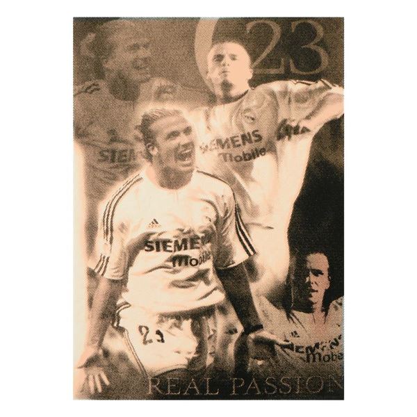 Ringo Daniel Funes "David Beckham" Original Mixed Media On Canvas