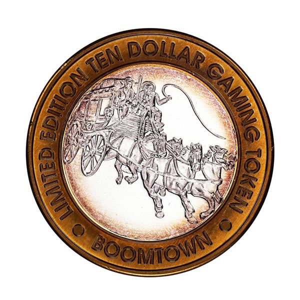 .999 Silver Boomtown Hotel & Casino Reno, NV $10 Limited Edition Gaming Token