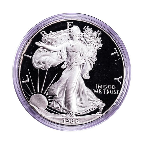 1986-S Proof $1 American Silver Eagle Coin