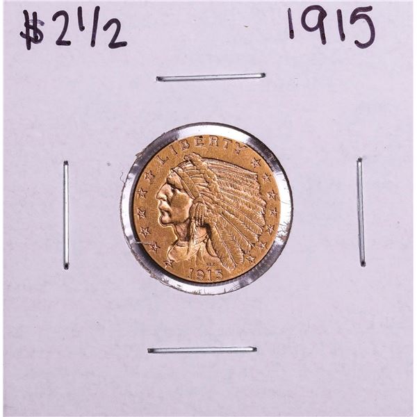 1915 $2 1/2 Indian Head Quarter Eagle Gold Coin