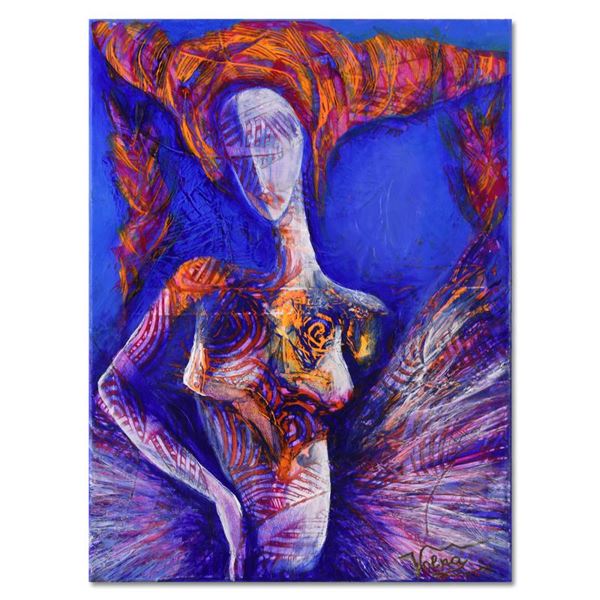 Nadia Volna "Dancing Mirage" Original Acrylic Painting On Canvas