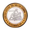 Image 1 : .999 Silver Westward Ho Casino Las Vegas $10 Casino Gaming Token Limited Edition
