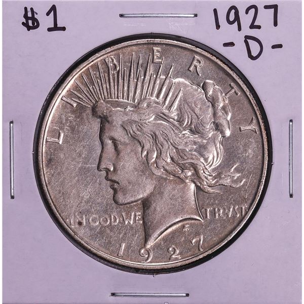 1927-D $1 Peace Silver Dollar Coin