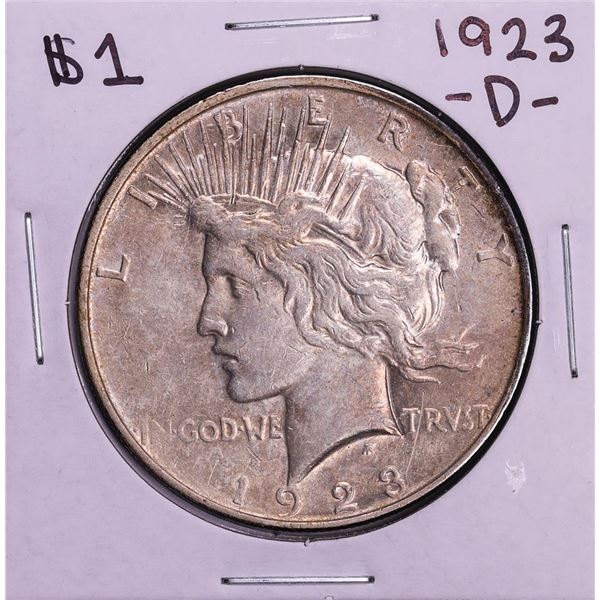1923-D $1 Peace Silver Dollar Coin