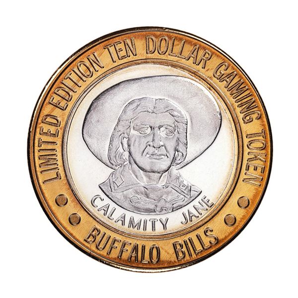 .999 Silver Buffalo Bills Resort & Casino Jean, NV $10 Limited Edition Gaming Token