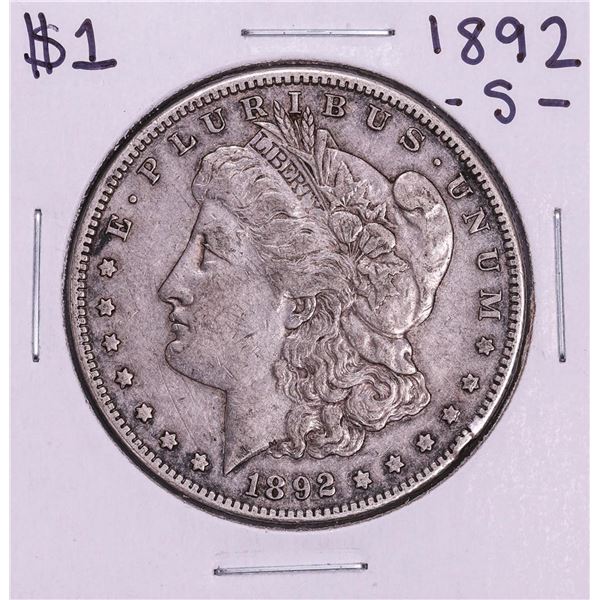1892-S $1 Morgan Silver Dollar Coin