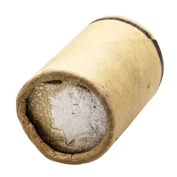 Bank Roll of (20) Brilliant Uncirculated 1964 Kennedy Half Dollar Coins Nice Toning