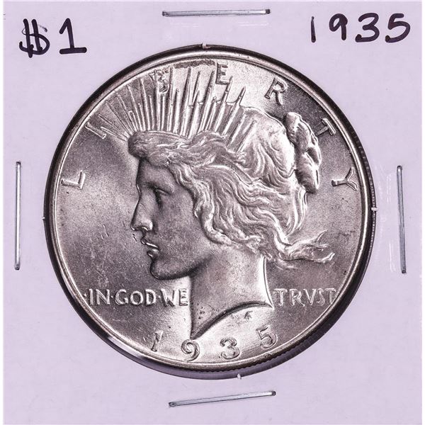 1935 $1 Peace Silver Dollar Coin