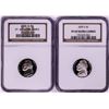 Image 1 : Lot of 2002-S & 2003-S Proof Jefferson Nickel Coins NGC PF69 Ultra Cameo